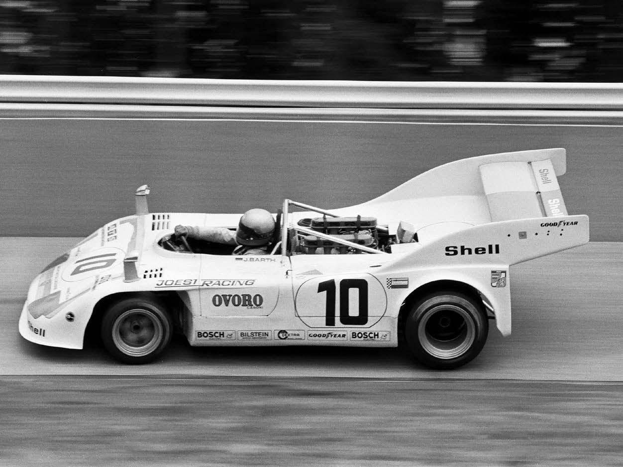 Jürgen Barth: Eine schöne Zeit für Jürgen Barth im Joest-Team: hier Fünfter Gesamt bei den 1000 km Nürburgring 1975 im Porsche 908/3