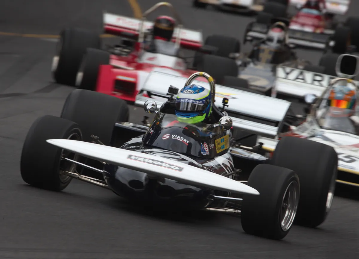 Grand Prix de Monaco: Gesamtsieger Serie E: der Schwede Björn Wirdheim im March 711