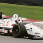 curbs-klassischer-motorsport-magazin-nigel-mansell-Champ-Car-Meister-auf-Anhieb-1993-im-Lola--T-93-00,-fuenf-Siege,-hier-Mid-Ohio